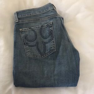 Express deluxe premium denim medium wash